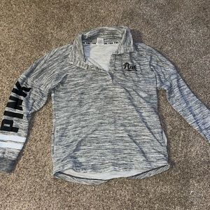 XS button up sweatshirt. Pink Brand. Soft material in good condition.